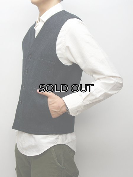 画像9: FILSON（フィルソン）MACKINAW WOOL VEST（マッキーノウールベスト）/ Charcoal（チャコールグレー） (9)