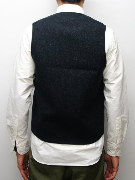 画像10: FILSON(フィルソン)MACKINAW WOOL VEST(マッキーノウールベスト)/ Charcoal(チャコールグレー) (10)