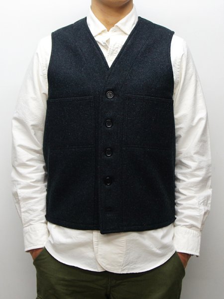画像8: FILSON(フィルソン)MACKINAW WOOL VEST(マッキーノウールベスト)/ Charcoal(チャコールグレー) (8)