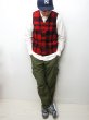 画像11: FILSON（フィルソン）MACKINAW WOOL VEST（マッキーノウールベスト）/Red×Black（レッド×ブラック） (11)