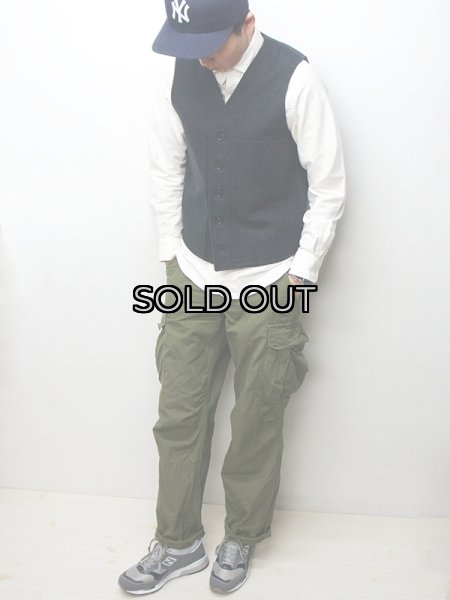 画像11: FILSON（フィルソン）MACKINAW WOOL VEST（マッキーノウールベスト）/ Charcoal（チャコールグレー） (11)