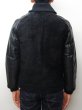 画像15: Y'2 LEATHER（ワイツーレザー）STEER SUEDE×STEER OIL RIB JACKET（ステアスエード×ステアオイル リブジャケット）/Black（ブラック） (15)