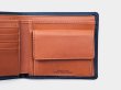 画像7: Whitehouse Cox（ホワイトハウスコックス）S7532 Coin Wallet（2つ折りウォレット）/Navy×Tan（ネイビー×タン） (7)