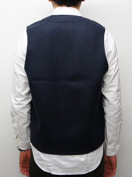 画像10: FILSON(フィルソン)MACKINAW WOOL VEST(マッキーノウールベスト)/ Navy(ネイビー) (10)