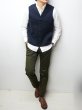 画像11: FILSON（フィルソン）MACKINAW WOOL VEST（マッキーノウールベスト）/Navy（ネイビー） (11)