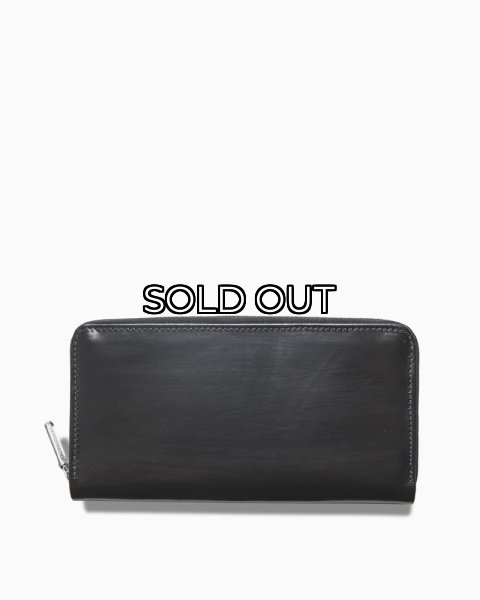 画像1: Whitehouse Cox（ホワイトハウスコックス）S2622 Long Zip Wallet（ロングジップウォレット）/Black（ブラック） (1)