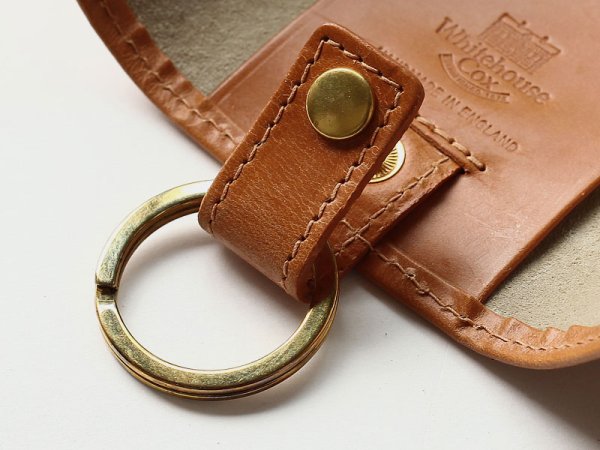 画像4: Whitehouse Cox(ホワイトハウスコックス)S9692 Key Case With Ring(キーケース)/Havana(ハバナ) (4)