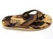 画像3: ＜40%OFF＞ISLAND SLIPPER（アイランドスリッパ）PT203 （レザートングサンダル）/ Tan Camouflage（タンカモフラージュ）※US:7のみ (3)