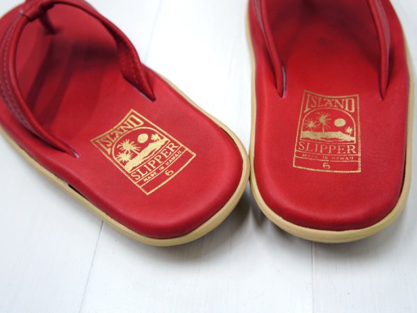 画像5: ＜40%OFF＞ISLAND SLIPPER（アイランドスリッパ）PT202 (レザートングサンダル) / Red（レッド）※US:11（約29cm）のみ (5)