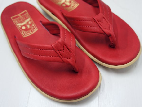画像4: ＜40%OFF＞ISLAND SLIPPER（アイランドスリッパ）PT202 (レザートングサンダル) / Red（レッド）※US:11（約29cm）のみ (4)