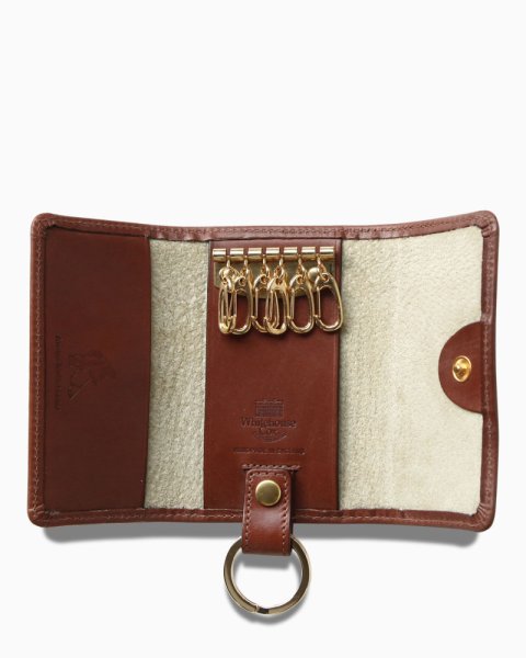 画像2: Whitehouse Cox(ホワイトハウスコックス)S9692 Key Case With Ring(キーケース)/Antique(アンティーク) (2)