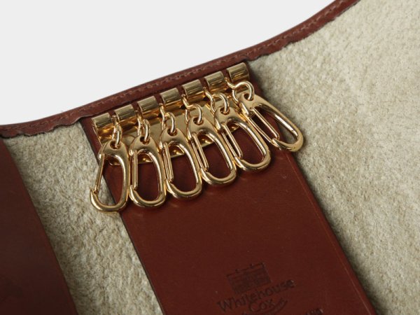 画像4: Whitehouse Cox(ホワイトハウスコックス)S9692 Key Case With Ring(キーケース)/Antique(アンティーク) (4)