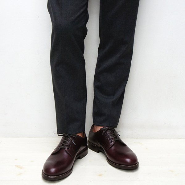 画像8: WHEEL ROBE(ウィールローブ)PLAIN TOE DERBY(プレーントゥダービー)/Burgundy(バーガンディ) (8)