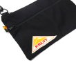 画像4: KELTY（ケルティ）VINTAGE FLAT POUCH"SM"（ヴィンテージフラットポーチSM）/Black（ブラック） (4)