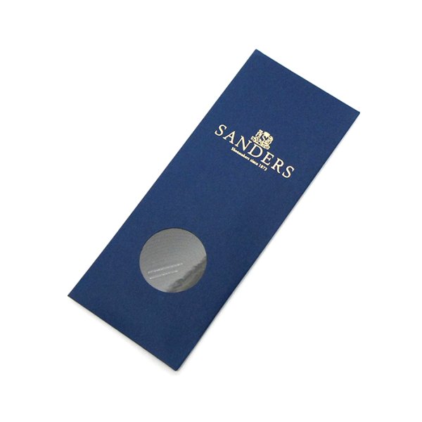 画像3: SANDERS(サンダース)Flat Waxed Shoe Lace 80cm(純正シューレース)/Black(ブラック)※メール便発送可※ (3)