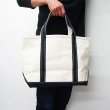 画像6: L.L.Bean（エルエルビーン）Boat&Tote Bag Open Top"M"（ボートアンドトートバッグ オープントップM）/Black（ブラック） (6)