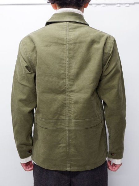 画像8: F.O.B FACTORY(エフオービーファクトリー)FRENCH MOLESKIN JACKET(フレンチモールスキンジャケット)"Heavy Moleskin" / Olive(オリーブ) (8)