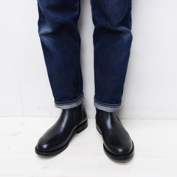 画像9: WHEEL ROBE(ウィールローブ)ELASTIC SIDE BOOTS(エラスティックサイドブーツ)/Black(ブラック) (9)