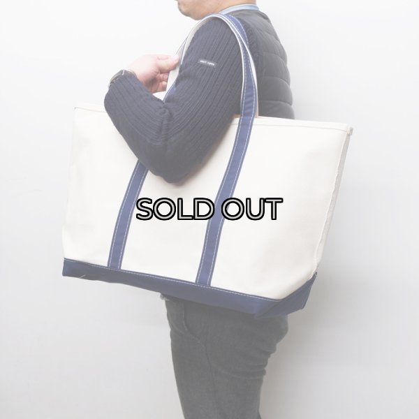 画像7: L.L.Bean（エルエルビーン）Boat&Tote Bag Open Top"L"（ボートアンドトートバッグ オープントップL）/ Blue（ブルー） (7)