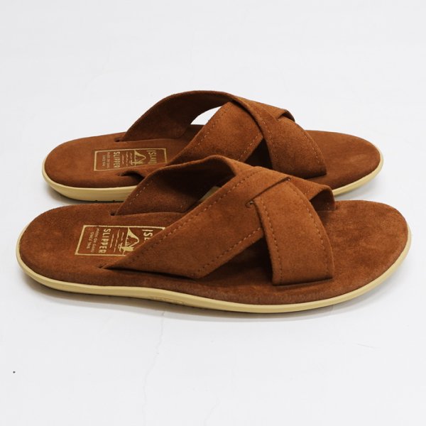 画像4: ISLAND SLIPPER（アイランドスリッパ）PT223 (スエードレザーサンダル) "Suede" / Peanut（ピーナッツ） (4)