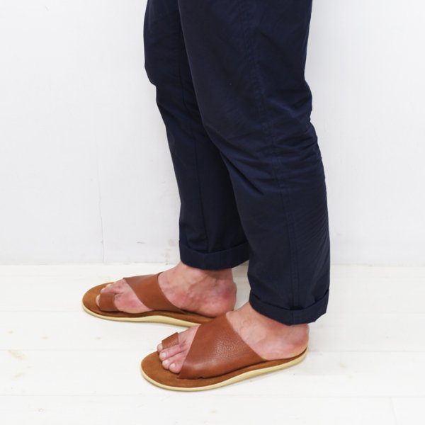 画像7: ＜40%OFF＞ISLAND SLIPPER（アイランドスリッパ）PTS704BH（ブハイドレザーサンダル）/ Peanut×Tobacco（ピーナッツ×タバコ）※US:8（約28cm）のみ (7)