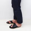 画像7: ISLAND SLIPPER（アイランドスリッパ）PTS704BH ブルハイドレザーサンダル/Black×Black（ブラック×ブラック） (7)