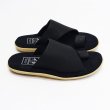 画像4: ISLAND SLIPPER（アイランドスリッパ）PTS704BH ブルハイドレザーサンダル/Black×Black（ブラック×ブラック） (4)