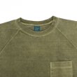 画像3: Good On（グッドオン）Short Sleeve Heavy Raglan Pocket Tee（ショートスリーブヘビーラグランポケットTシャツ）"Pigment Dye"/Sage（セージ） (3)