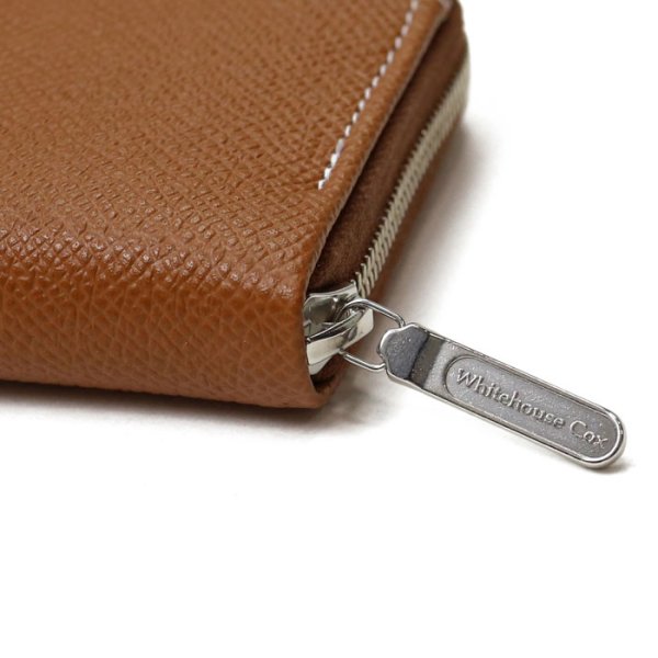 画像6: Whitehouse Cox(ホワイトハウスコックス)S1941 Zip Multi Case(ジップマルチケース)/Tan×Havana(タン×ハバナ) (6)