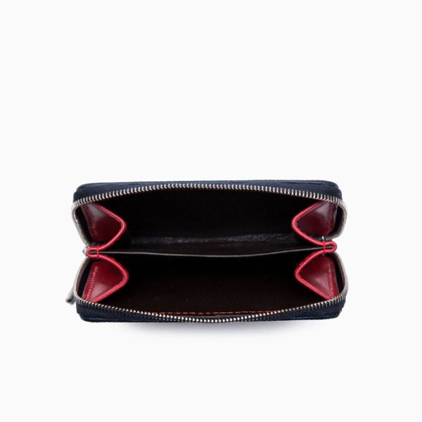 画像3: Whitehouse Cox(ホワイトハウスコックス)S1941 Zip Multi Case(ジップマルチケース)/Navy×Red(ネイビー×レッド) (3)