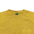 画像3: Good On（グッドオン）Short Sleeve Heavy Raglan Pocket Tee（ショートスリーブヘビーラグランポケットTシャツ）"Pigment Dye"/Banana（バナナ） (3)