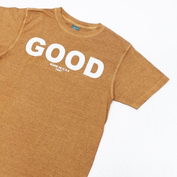 画像4: Good On（グッドオン）Short Sleeve Crew Neck Logo Print Tee（ショートスリーブクルーネックロゴプリントTシャツ）"GOOD ON"/Mocha（モカ）※Sサイズのみ (4)