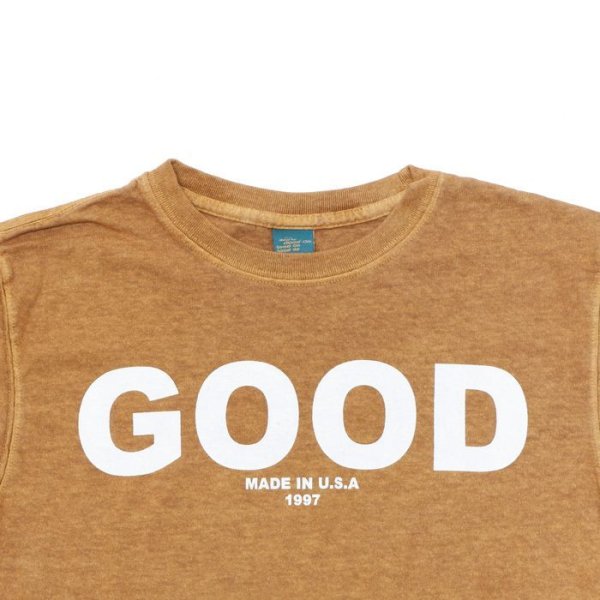 画像3: Good On（グッドオン）Short Sleeve Crew Neck Logo Print Tee（ショートスリーブクルーネックロゴプリントTシャツ）"GOOD ON"/Mocha（モカ）※Sサイズのみ (3)