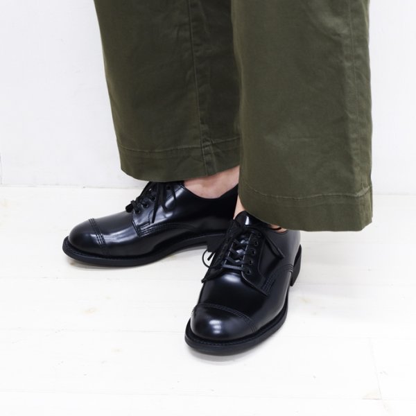 画像9: SANDERS(サンダース)Female Military Derby Shoe(レディース ミリタリーダービーシューズ)Rubber Sole/Black(ブラック) (9)