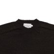 画像3: INVERALLAN（インバーアラン）Crew Neck Saddle Shoulder Sweater（クルーネックサドルショルダーセーター）Voe True Shetland/Black（ブラック）※サイズ40のみ (3)