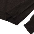 画像5: INVERALLAN（インバーアラン）Crew Neck Saddle Shoulder Sweater（クルーネックサドルショルダーセーター）Voe True Shetland/Black（ブラック）※サイズ40のみ (5)