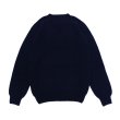 画像2: INVERALLAN（インバーアラン）Crew Neck Saddle Shoulder Sweater（クルーネックサドルショルダーセーター）Supersoft Shetland/New Navy（ニューネイビー） (2)