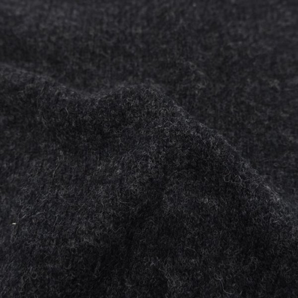 画像6: INVERALLAN（インバーアラン）Crew Neck Saddle Shoulder Sweater（クルーネックサドルショルダーセーター）”Supersoft Shetland” / Charcoal（チャコールグレー） (6)