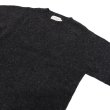 画像4: INVERALLAN（インバーアラン）Crew Neck Saddle Shoulder Sweater（クルーネックサドルショルダーセーター）Supersoft Shetland/Charcoal（チャコールグレー） (4)