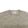 画像3: INVERALLAN（インバーアラン）Crew Neck Saddle Shoulder Sweater（クルーネックサドルショルダーセーター）Voe True Shetland/Silver（シルバー）※サイズ40のみ (3)