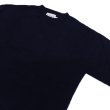 画像4: INVERALLAN（インバーアラン）Crew Neck Saddle Shoulder Sweater（クルーネックサドルショルダーセーター）Supersoft Shetland/New Navy（ニューネイビー） (4)