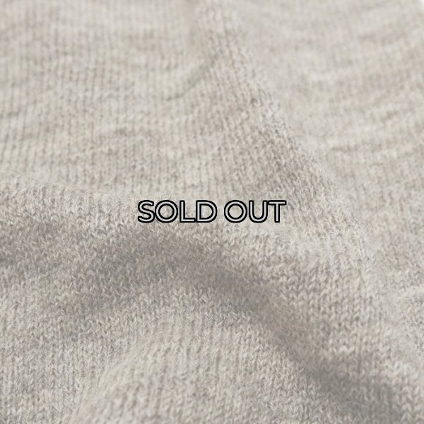 画像6: INVERALLAN（インバーアラン）Crew Neck Saddle Shoulder Sweater（クルーネックサドルショルダーセーター）"Voe True Shetland" / Silver（シルバー） (6)