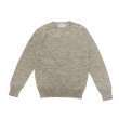 画像1: INVERALLAN（インバーアラン）Crew Neck Saddle Shoulder Sweater（クルーネックサドルショルダーセーター）Voe True Shetland/Silver（シルバー） (1)