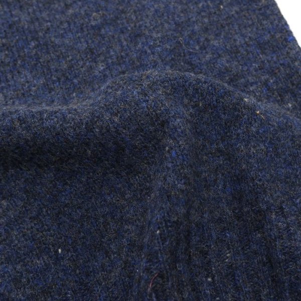 画像6: INVERALLAN(インバーアラン)Crew Neck Saddle Shoulder Sweater(クルーネックサドルショルダーセーター)”Supersoft Shetland" / Denim(デニム) (6)
