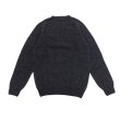 画像2: INVERALLAN（インバーアラン）Crew Neck Saddle Shoulder Sweater（クルーネックサドルショルダーセーター）Supersoft Shetland/Charcoal（チャコールグレー） (2)