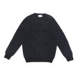 画像1: INVERALLAN（インバーアラン）Crew Neck Saddle Shoulder Sweater（クルーネックサドルショルダーセーター）Supersoft Shetland/Charcoal（チャコールグレー） (1)