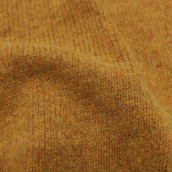 画像6: INVERALLAN（インバーアラン）Crew Neck Saddle Shoulder Sweater（クルーネックサドルショルダーセーター）"Supersoft Shetland" / Cumin（クミン） (6)
