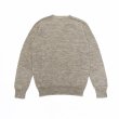 画像2: INVERALLAN（インバーアラン）Crew Neck Saddle Shoulder Sweater（クルーネックサドルショルダーセーター）Voe True Shetland/Silver（シルバー）※サイズ40のみ (2)