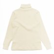 画像2: Nigel Cabourn（ナイジェル・ケーボン）TURTLE NECK SHIRT（タートルネックシャツ）WAFFLE/Ivory（アイボリー） (2)