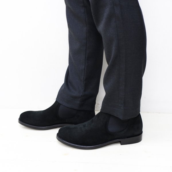 画像11: WHEEL ROBE(ウィールローブ)ELASTIC SIDE BOOTS(エラスティックサイドブーツ)/Black Suede(ブラックスエード) (11)